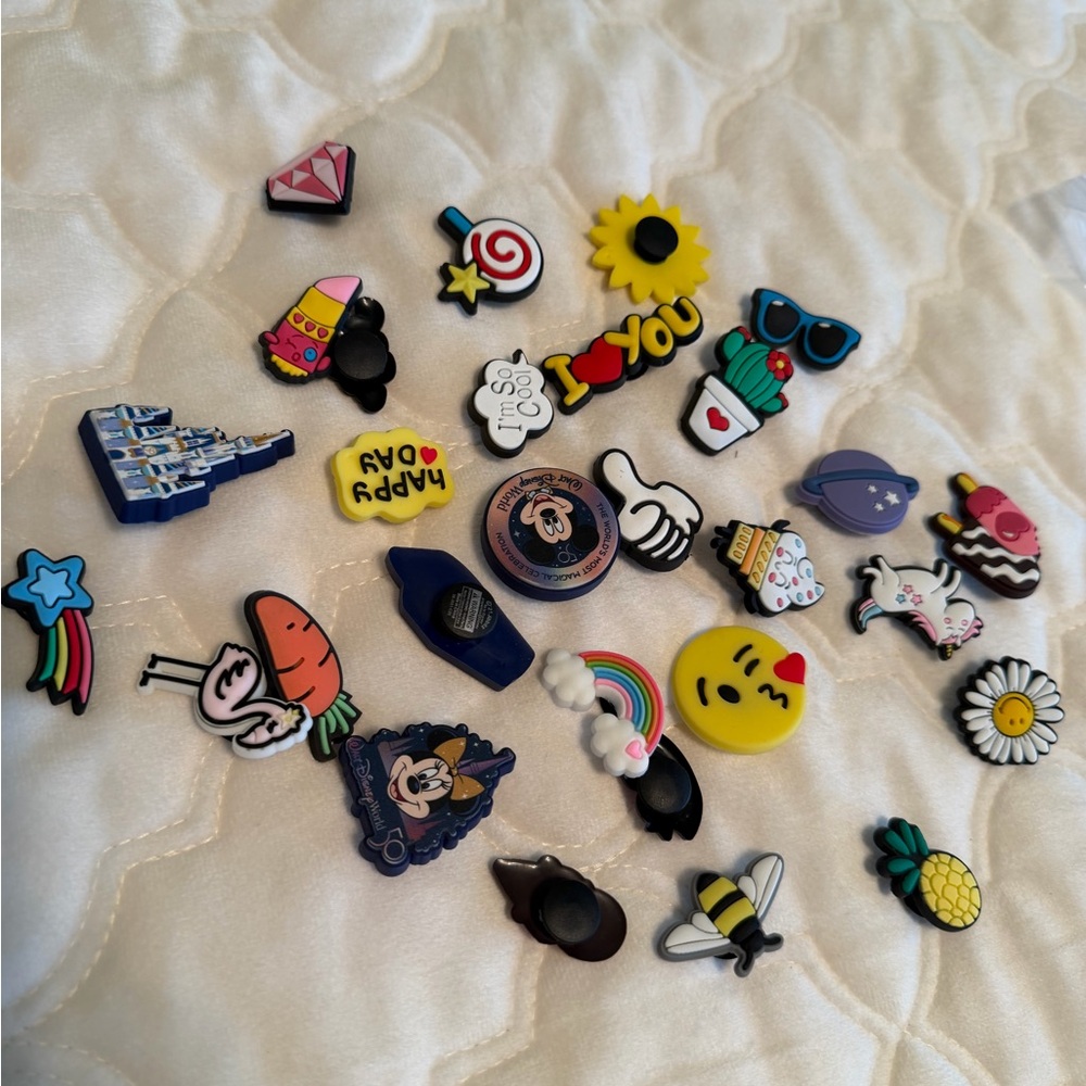 Colorful Shoe Charms Set